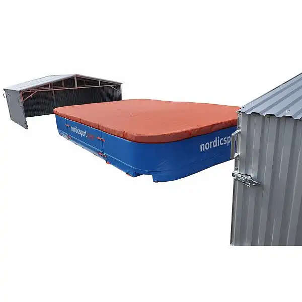 Гараж для ями Nordic Sport для стрибків у висоту Olympic – 4 пари поворотних коліс із фіксацією