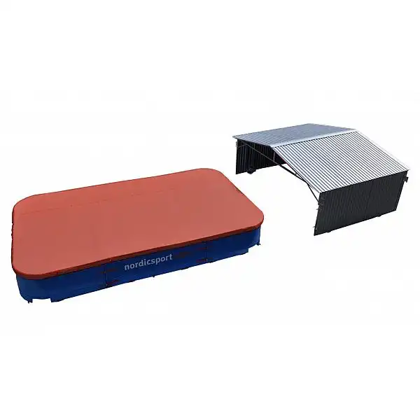 Гараж для ями Nordic Sport для стрибків у висоту Elite Round – фіксовані колеса з можливістю блокування