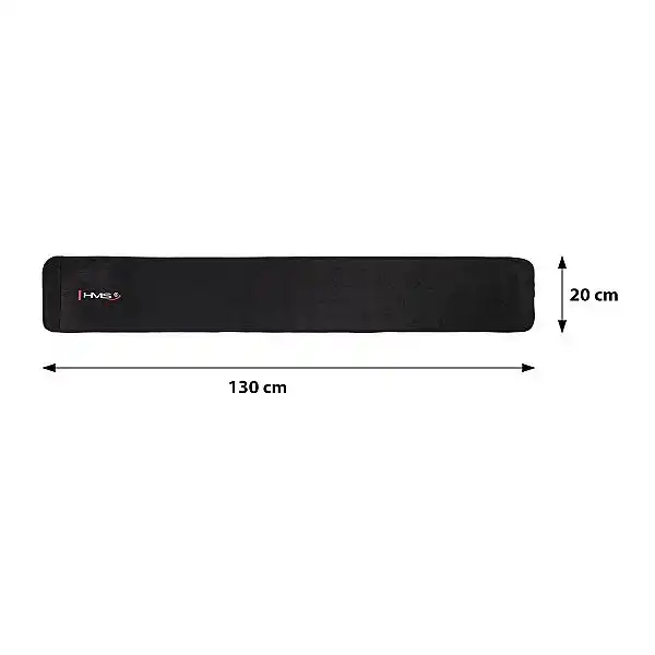 Пояс для схуднення HMS Plus Size BR163, 130см, чорний
