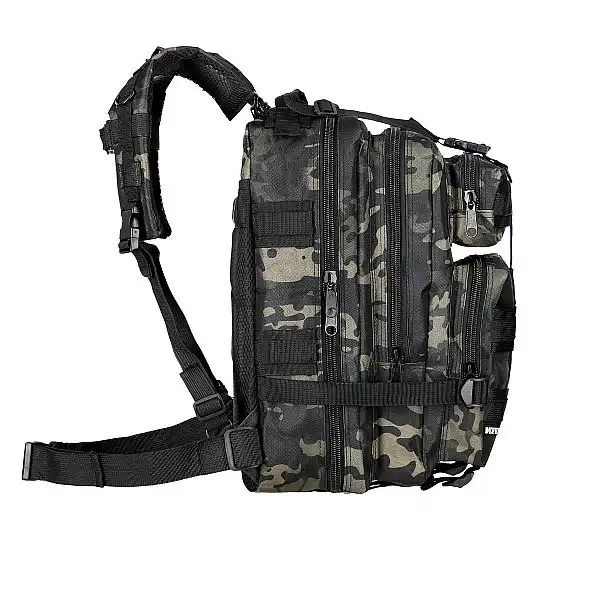 Рюкзак тактичний Nils Camp Defender CBT7204 чорний камуфляж