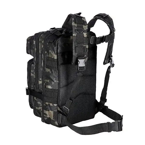 Рюкзак тактичний Nils Camp Defender CBT7204 чорний камуфляж