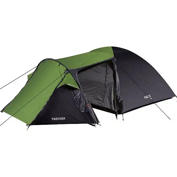 Туристичний намет Nils Camp NC6012 Trekker зелений-сірий