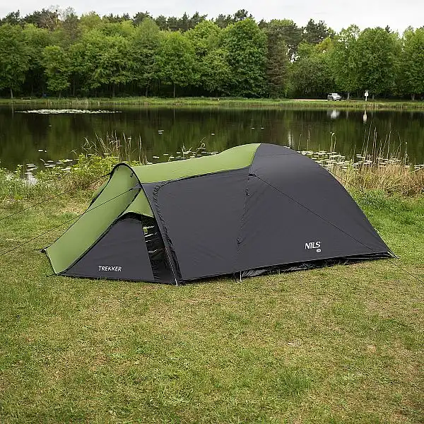 Туристичний намет Nils Camp NC6012 Trekker зелений-сірий