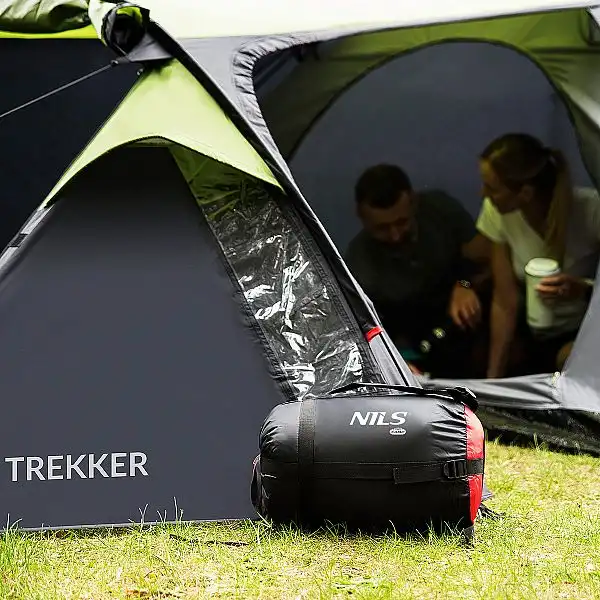 Туристичний намет Nils Camp NC6012 Trekker зелений-сірий