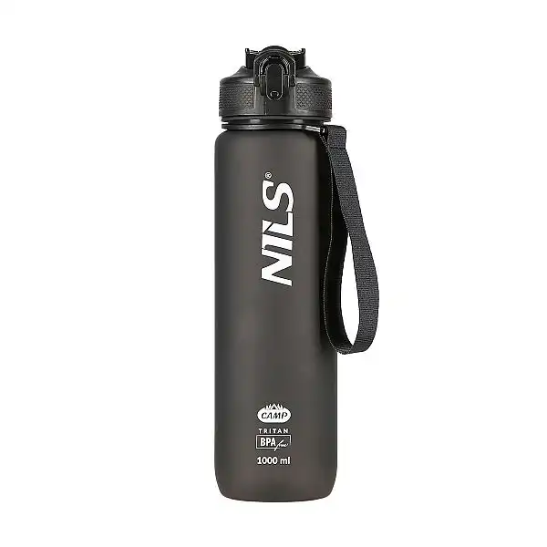 Трехтановая бутылка для воды Nils Camp NCD68 черная