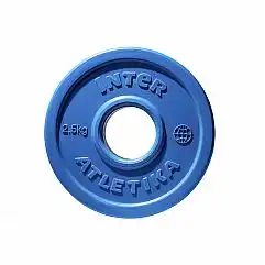 Диск гумовий кольоровий InterAtletika LCA030-M 2,5 кг