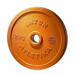 Диск гумовий кольоровий InterAtletika LCA034-M 20 кг