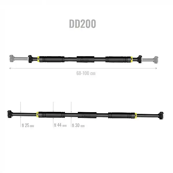 Турнік у дверний отвір HMS Premium DD200 68-100см