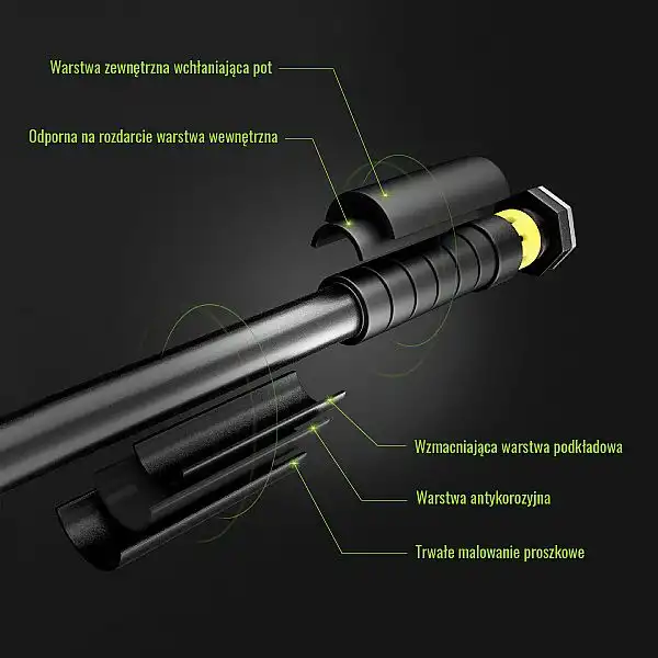 Турнік у дверний отвір HMS Premium DD200 68-100см