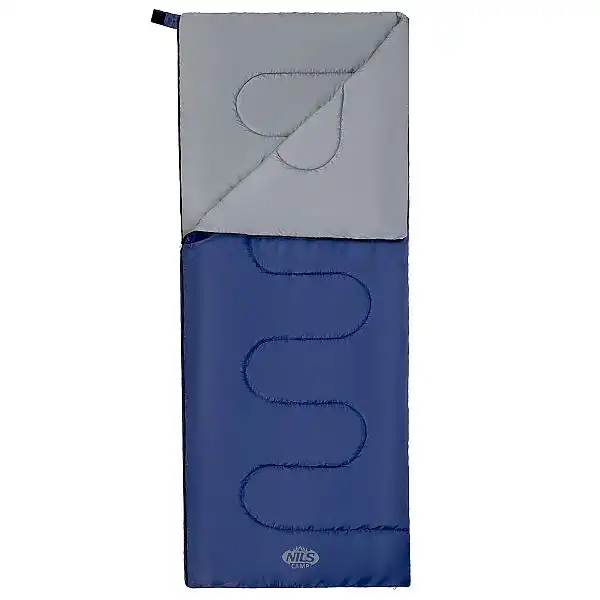 Спальний мішок Nils Camp NC2002 гранатовий-сірий