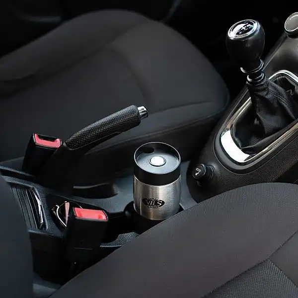 Термочашка Nils NCC05 чорна з срібним