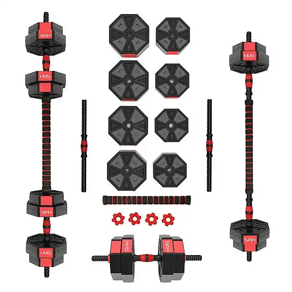 Гантели разборные 15кг с функцией штанги HMS SGK15