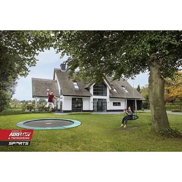 Батут Berg FlatGround Champion Grey 330см