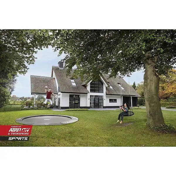 Батут Berg FlatGround Champion Grey 330см