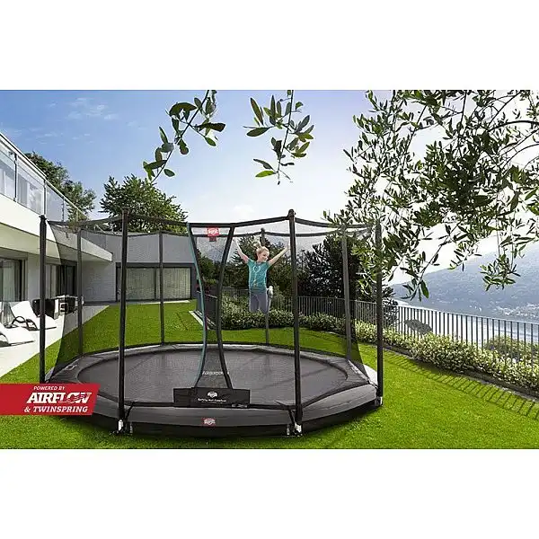 Батут Berg Champion InGround 430см Green с сеткой Comfort