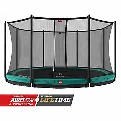 Батут Berg Champion InGround 430см Green с сеткой Comfort