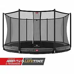 Батут Berg InGround Champion Grey 430см з сеткою Comfort