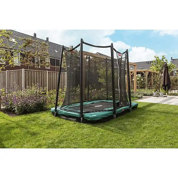 Батут Berg Ultim Favorit InGround 280cm Black сеткою Comfort