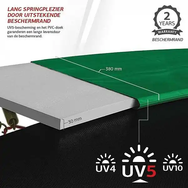 Батут Berg Champion Regular 430 Green із сіткою Comfort (35.44.27.01+35.74.14.03)