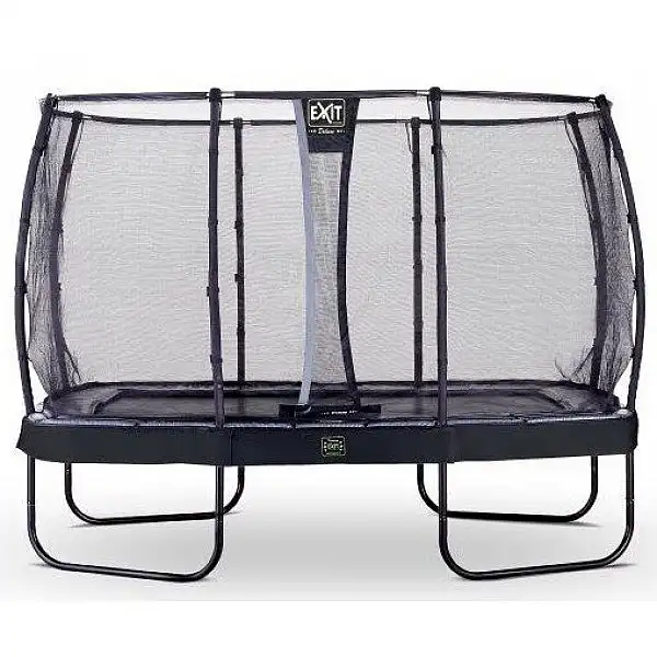 Батут EXIT Elegant Premium 244х427см призма чорний