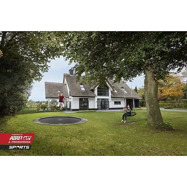 Батут Berg FlatGround Elite Grey 380см