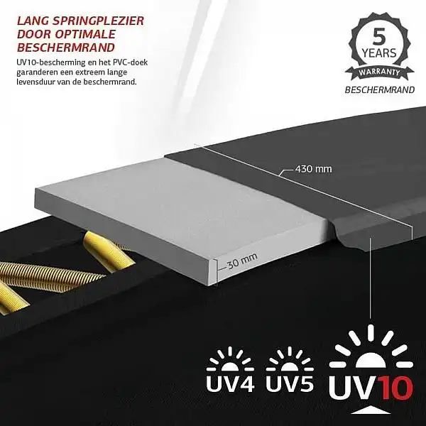 Батут Berg FlatGround Elite Grey 380см