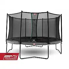 Батут Berg Champion 380см Grey с сеткой Comfort