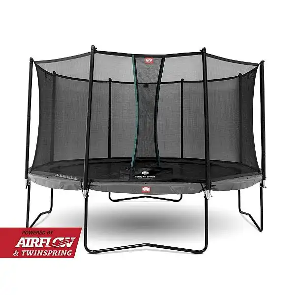 Батут Berg Champion 380см Grey с сеткой Comfort
