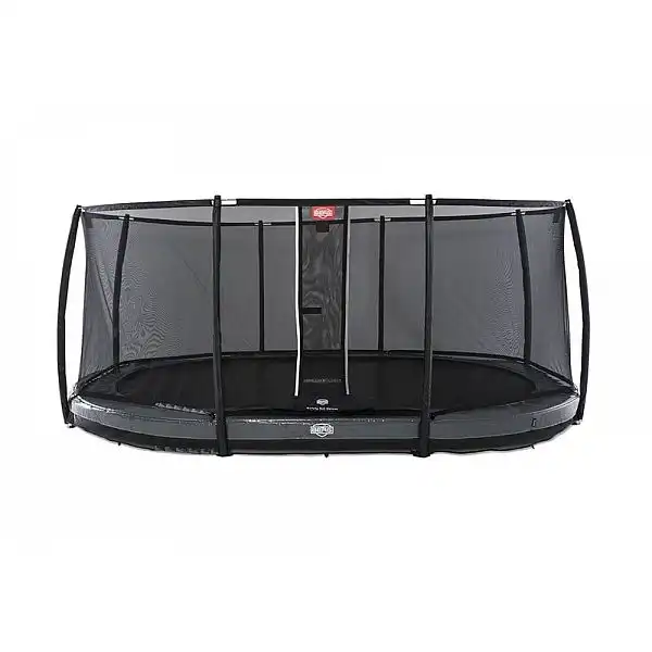 Батут Berg Grand Elite InGround 520см Grey с сеткой Deluxe