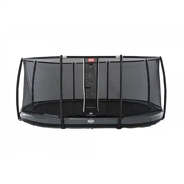 Батут Berg Grand Elite InGround 520cm Grey сеткою Deluxe