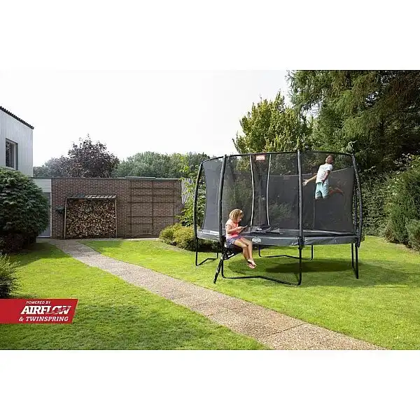 Батут Berg Elite 330см Grey з сіткою Deluxe