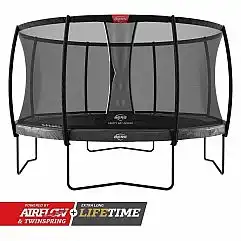 Батут Berg Elite 330см Grey з сіткою Deluxe