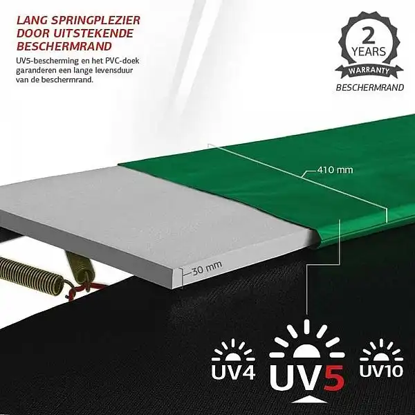 Батут Berg Ultim Champion 330см Green с сеткой Deluxe