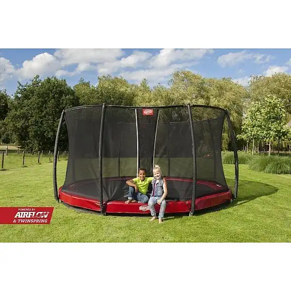 Батут Berg InGround Elite Green 430cm сеткою Deluxe