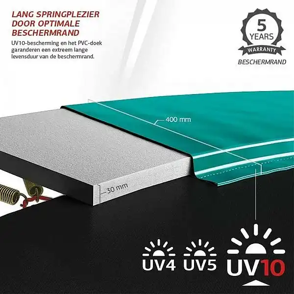 Батут Berg InGround Elite Green 430cm сеткою Deluxe