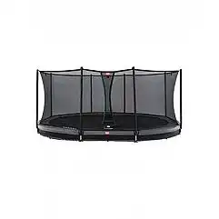 Батут Berg Grand Favorit InGround 520cm Grey з сеткою Comfort