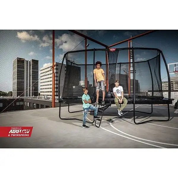 Батут Berg Ultim Elite 500cm Grey сеткою DLX XL