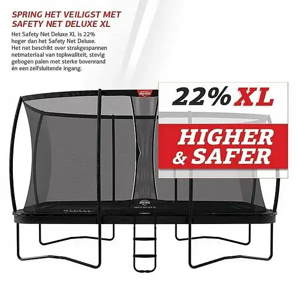 Батут Berg Ultim Elite 500cm Grey сеткою DLX XL