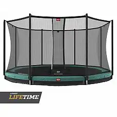 Батут Berg InGround Favorit Green 380cm сеткою Comfort