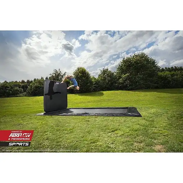Батут Berg Ultim Elite FlatGround 500см Black