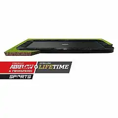 Батут Berg Ultim Elite FlatGround 500см Black
