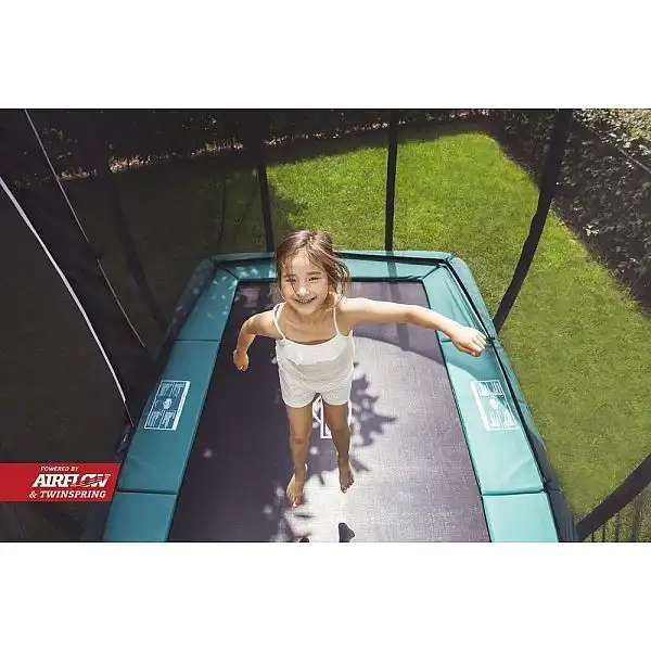 Батут Berg Ultim Champion InGround 330см Green з сеткою Deluxe