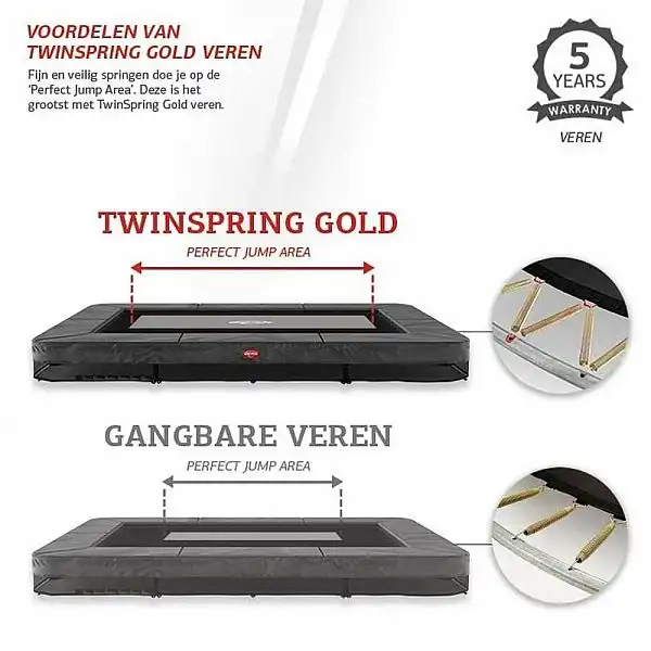 Батут Berg Ultim Champion InGround 330см Green з сеткою Deluxe