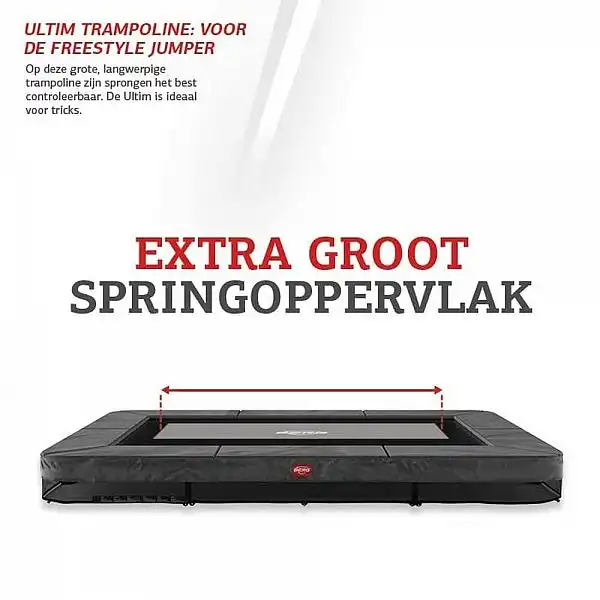 Батут Berg Ultim Champion InGround 330см Green з сеткою Deluxe