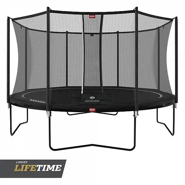 Батут Berg Favorit 430см Black із сіткою Comfort