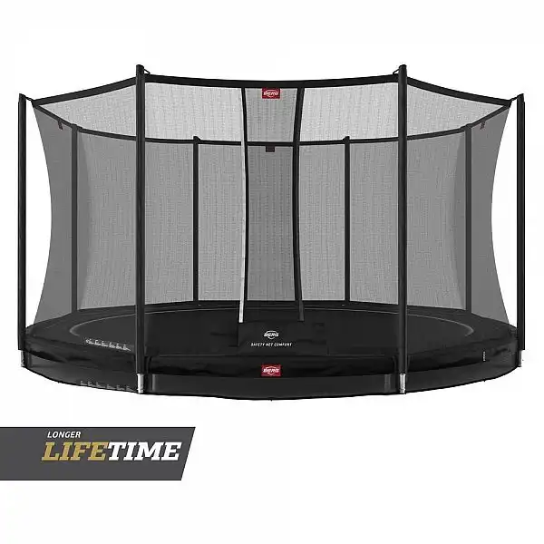 Батут Berg Favorit InGround 430см Black с сеткой Comfort