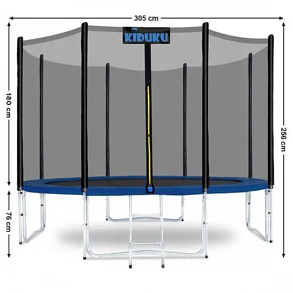 Батут Kiduku із захисною сіткою Ø 305 см