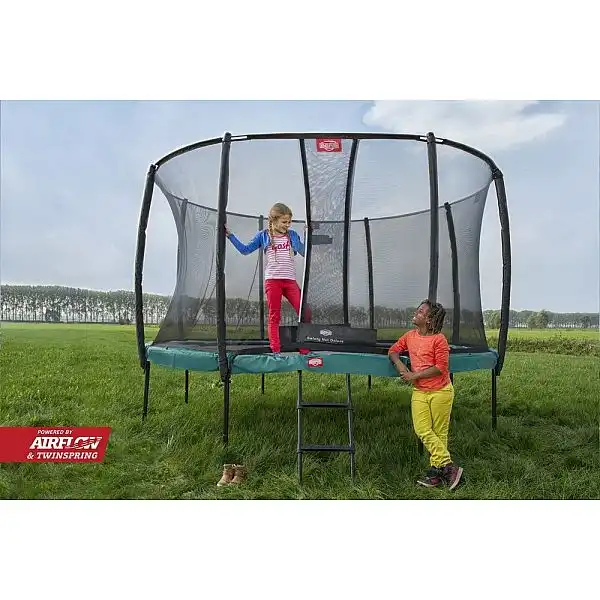 Батут Berg Champion 430см Grey з сіткою Deluxe