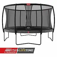 Батут Berg Champion 430см Grey з сіткою Deluxe