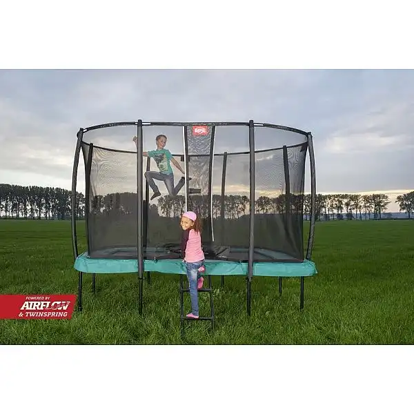 Батут Berg Ultim Champion 330см Grey з сеткою Deluxe